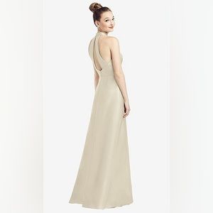 Alfred Sung D772 champagne. Size 10